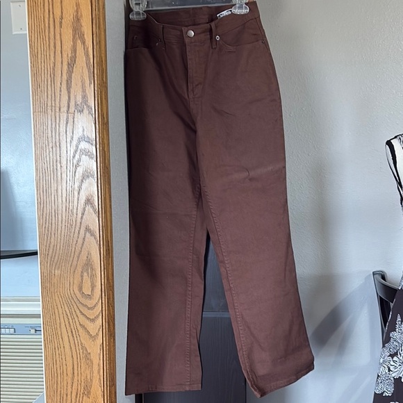 NWT Denim & Co Size 10P Bootcut Brown Jeans - Picture 1 of 7